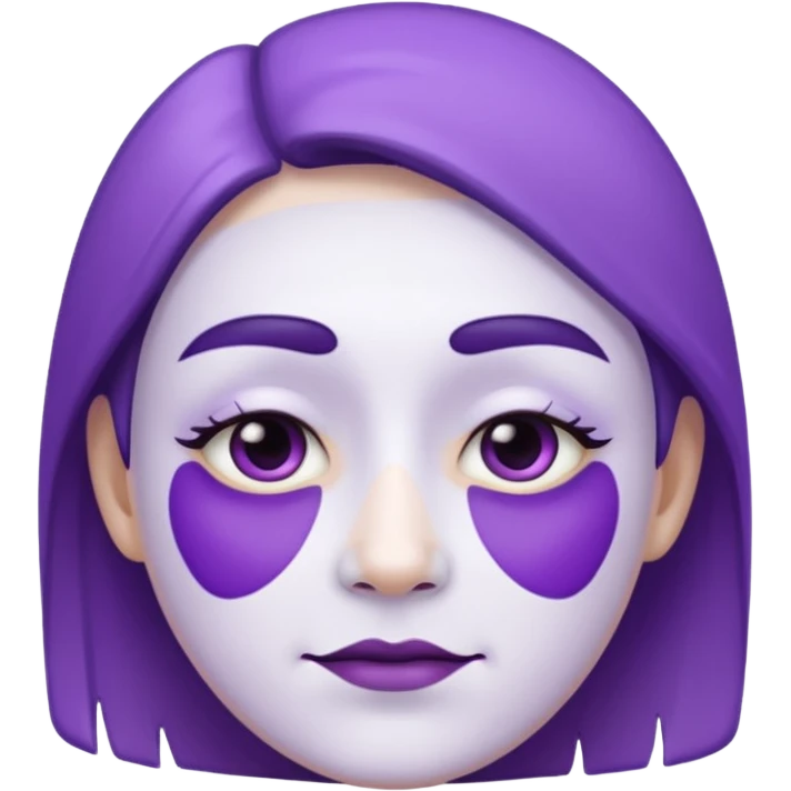faca roxo e branco emoji