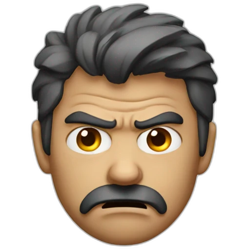 angery man emoji
