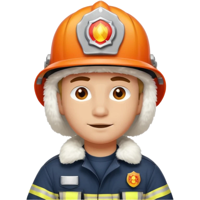 fireman white cat emoji