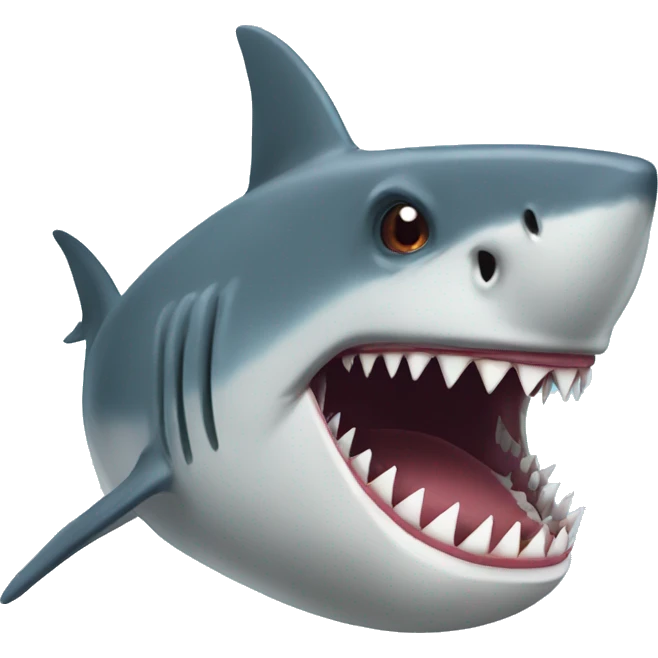 Shark zoombie emoji