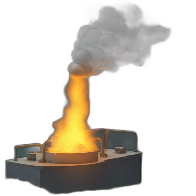 Gas release from a mountain emoji