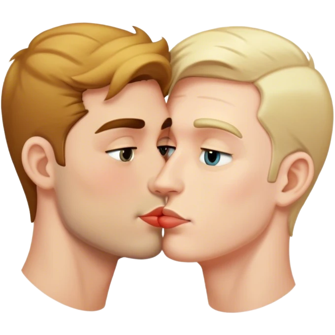 Hitler kissing trump emoji