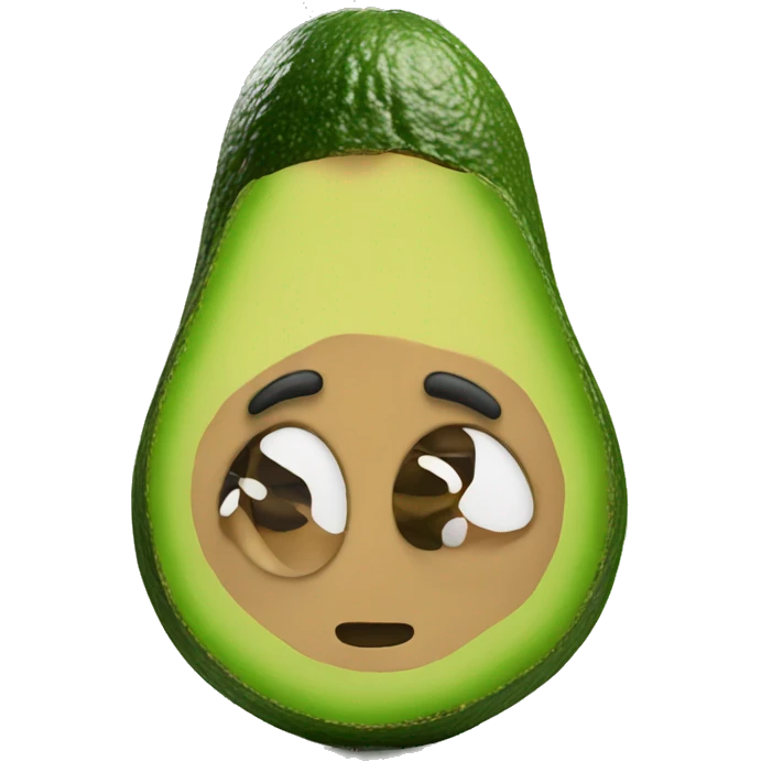 Avocado 3d emoji