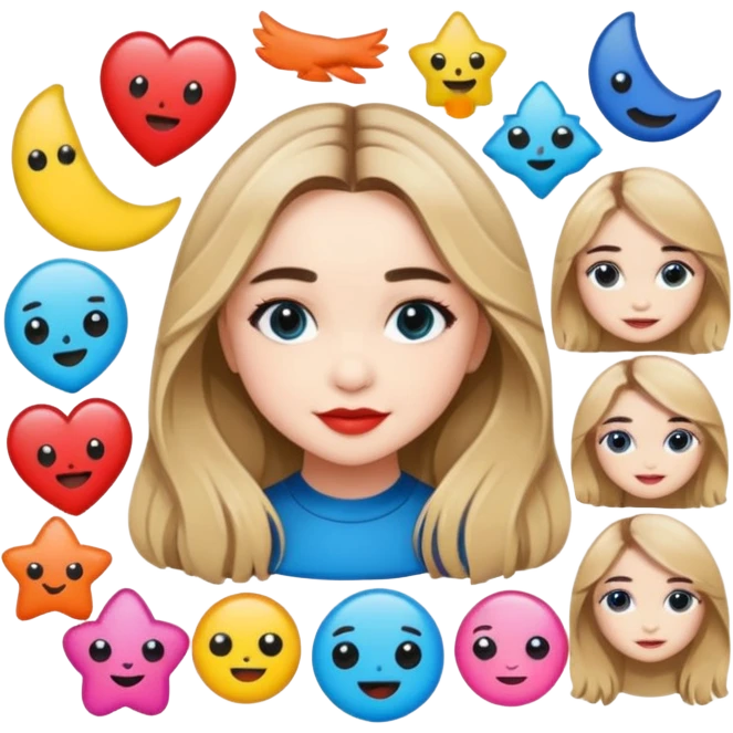 Sabrina carpenter stickers emoji