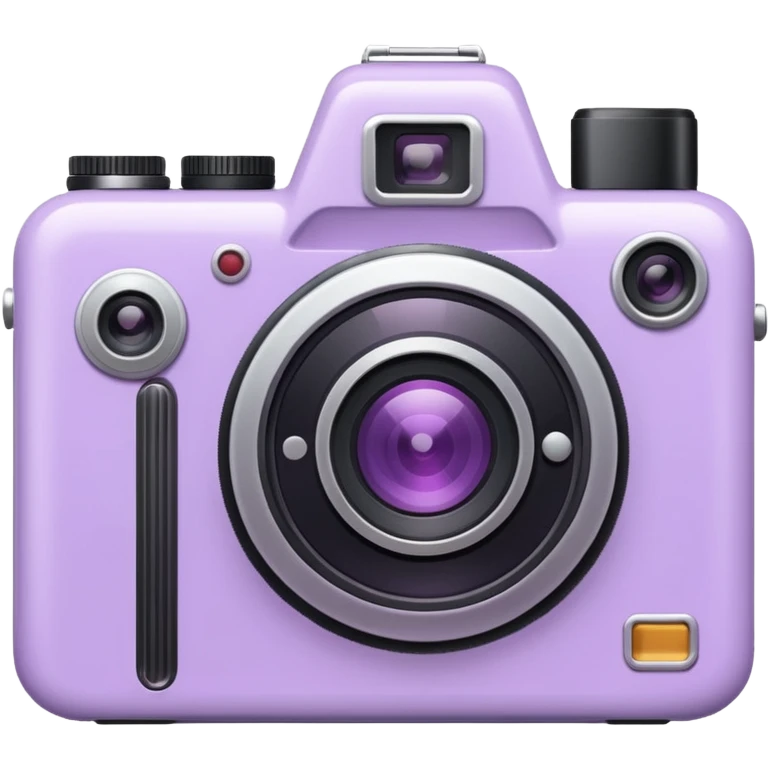 Aesthetic camera pastel purple emoji