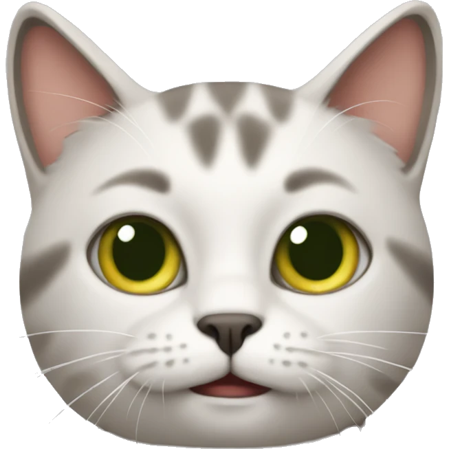 Cat being stupid emoji