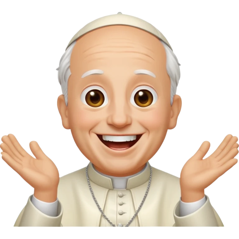 Pope Leo  laughing emoji