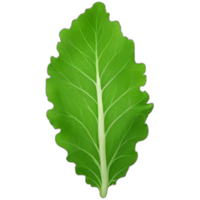 green salad leaf emoji