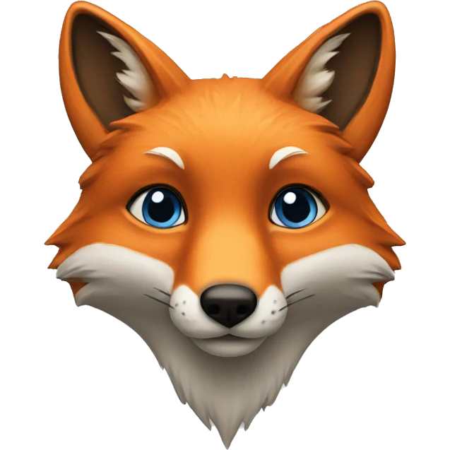 Fox bleu emoji