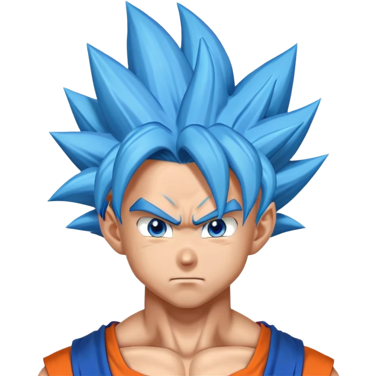 Goku super saiyan blue emoji