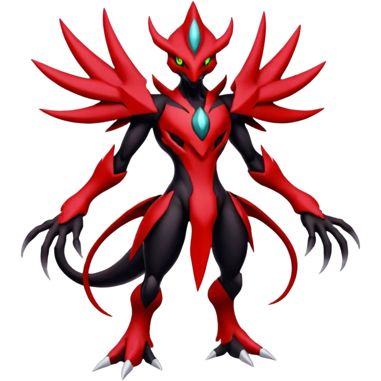 Inteleon-Scizor-Darkrai-Pokémon-Fusion, full body emoji