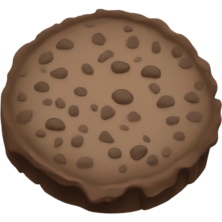 A mud pie emoji emoji
