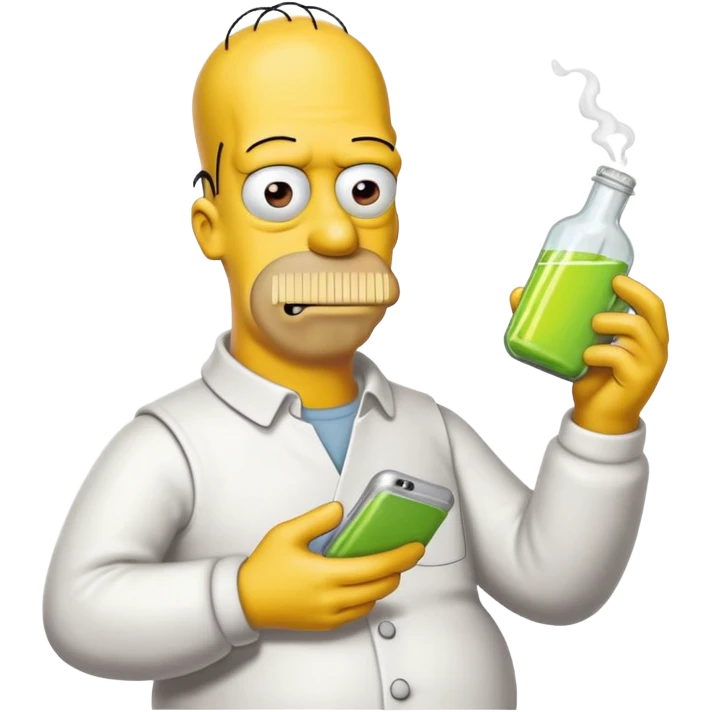 Acid tab Homer Simpson  emoji