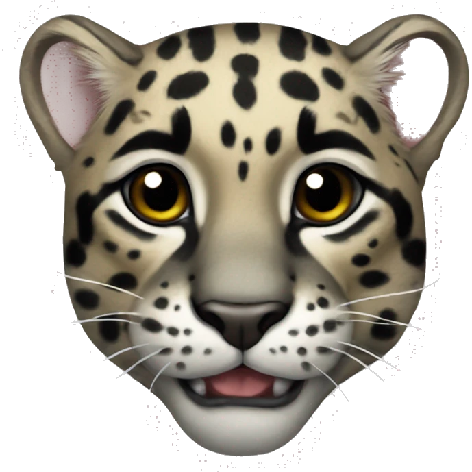 Clouded leopard emoji
