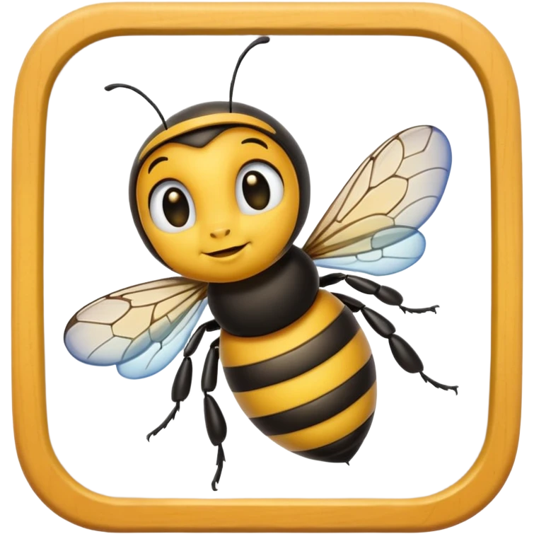 painter bee emoji