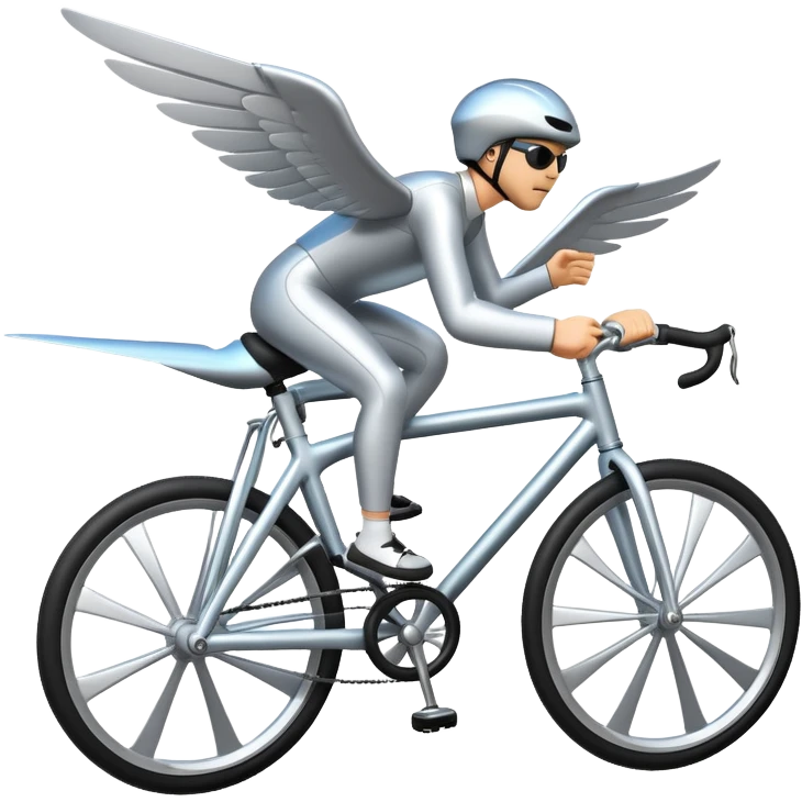 flying bicycle? emoji