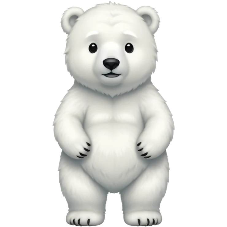 White Bear whole body   emoji