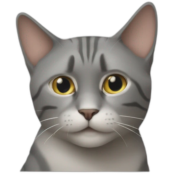 Kat met vis en man  emoji