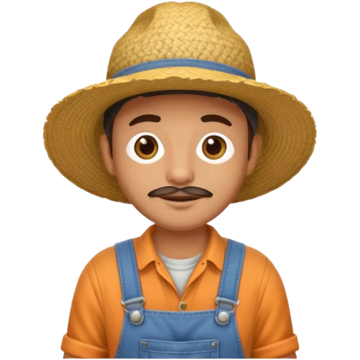 farmer cultivating a field emoji