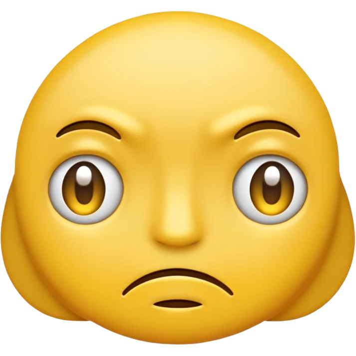 two emojis not happy stuck together no pink cheeks emoji