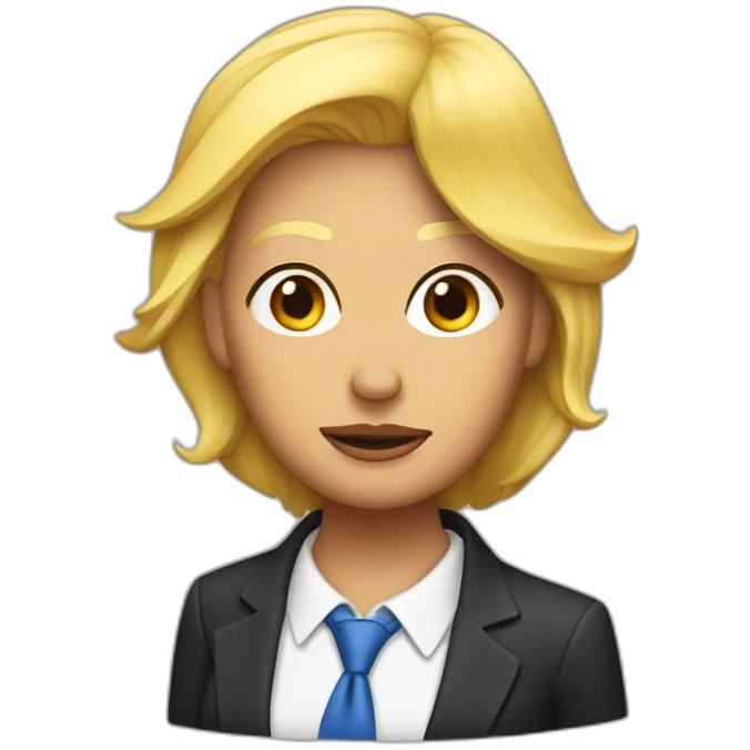 donald trump hitted by woman emoji