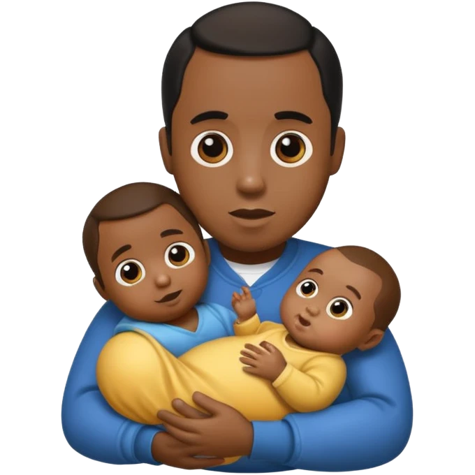 Diddy holding baby oi emoji
