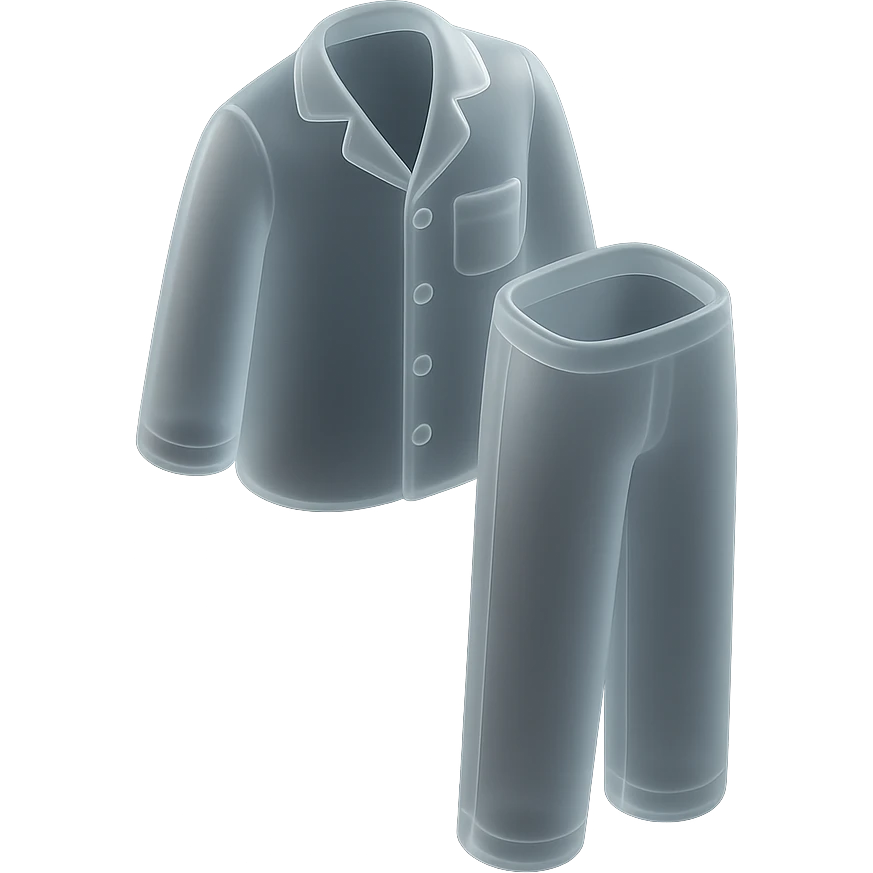 A cozy pajama set emoji