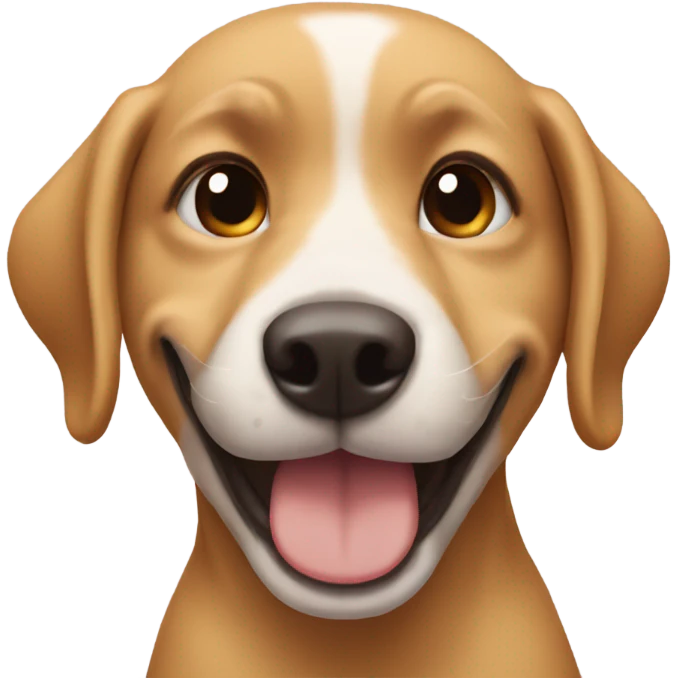 dog fake smile  emoji