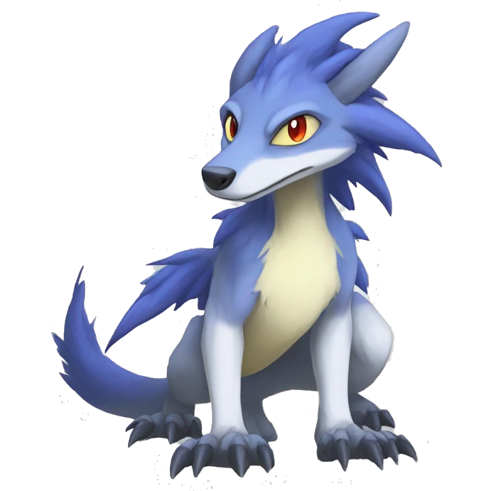 Lombax-Sergal-Vernid-Fakemon full body emoji