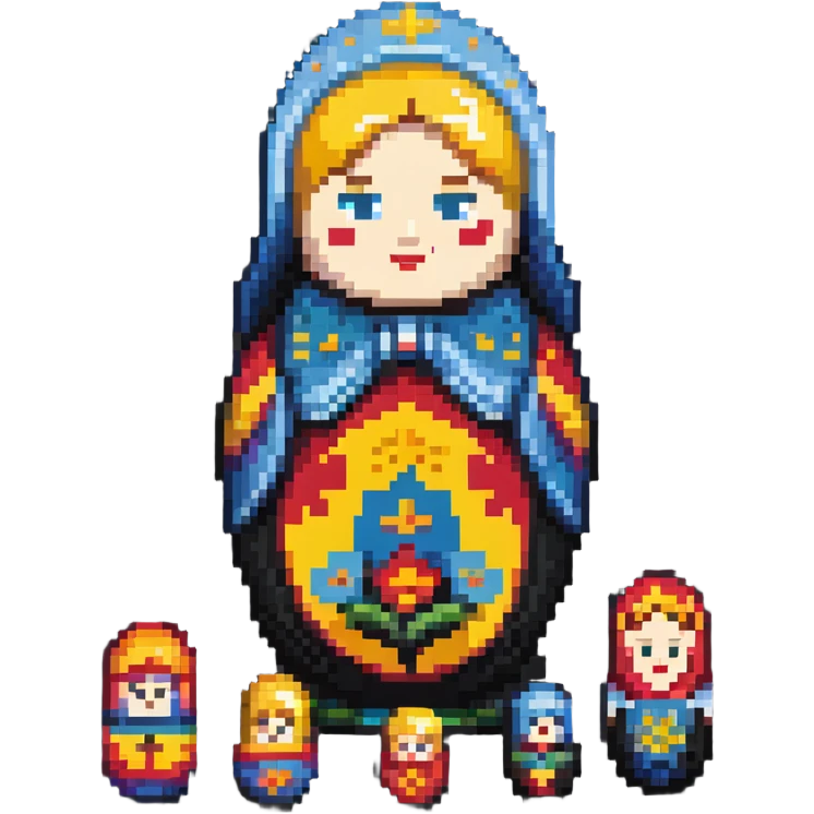 theater-themed nesting doll emoji