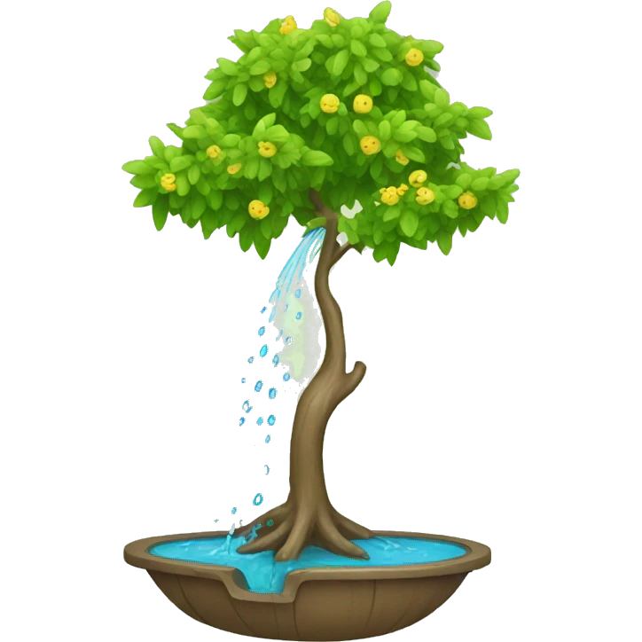 watering tree emoji