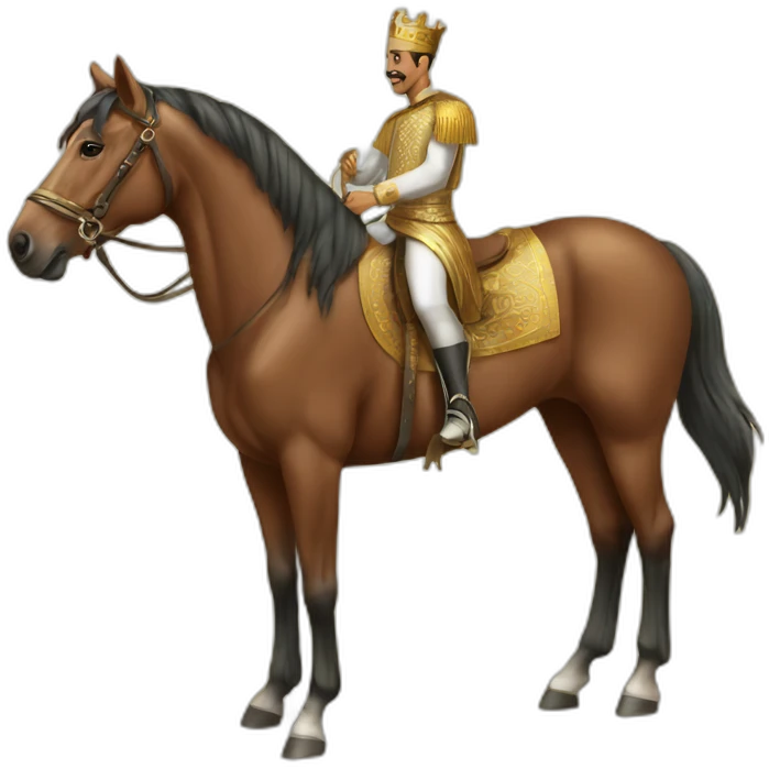 King of morocco do horse emoji