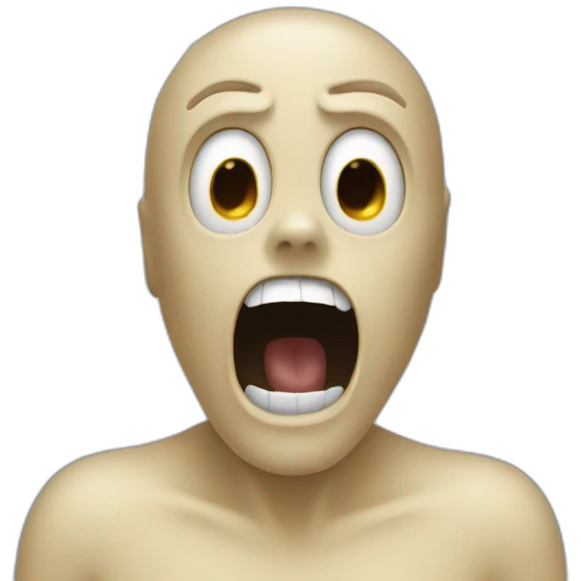 Scream emoji