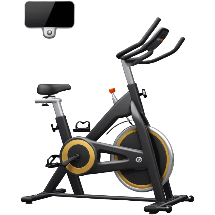 Stationery indoor bike in gym emoji