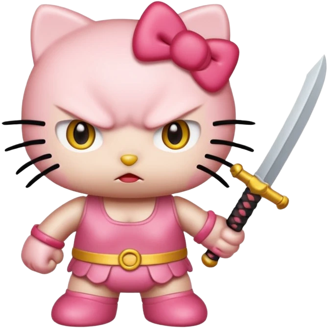 hello kitty fighting  emoji
