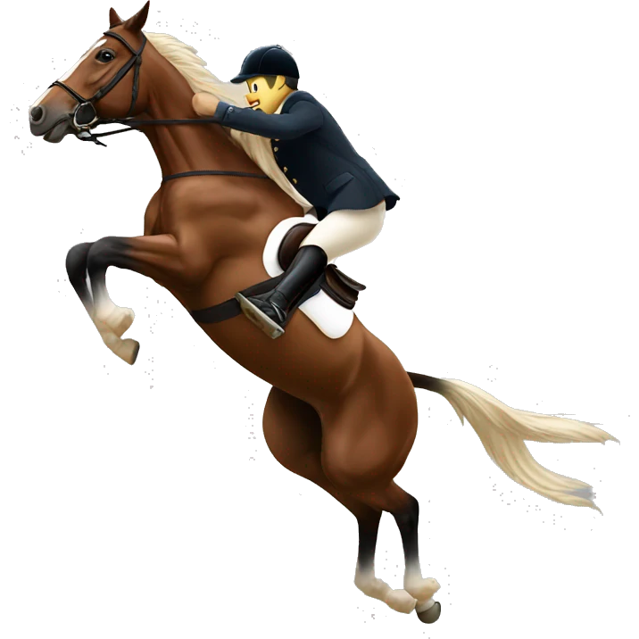 Horse jumping  emoji
