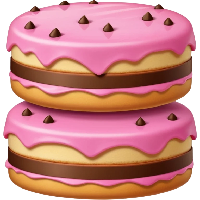 Pembe kremalı kek emoji