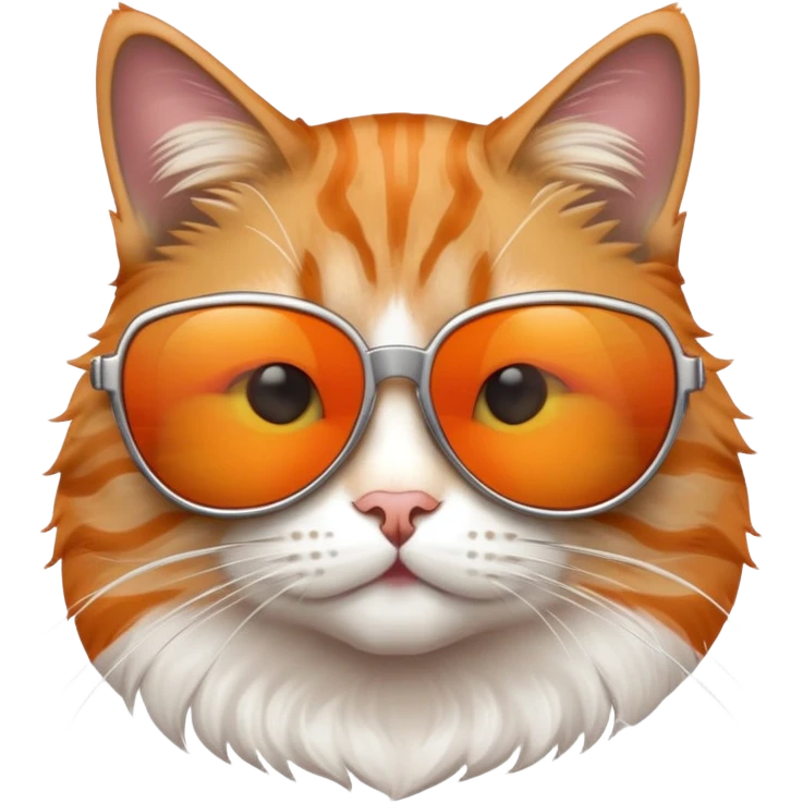 Cat wearing sunglasses emoji