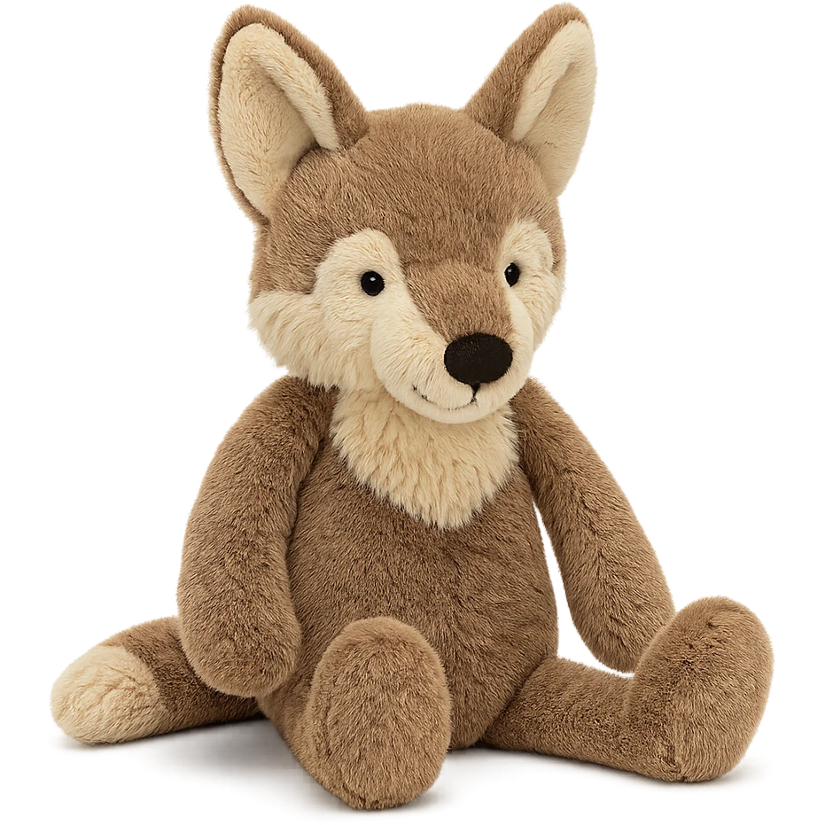 coyote jellycat stuffed plush emoji