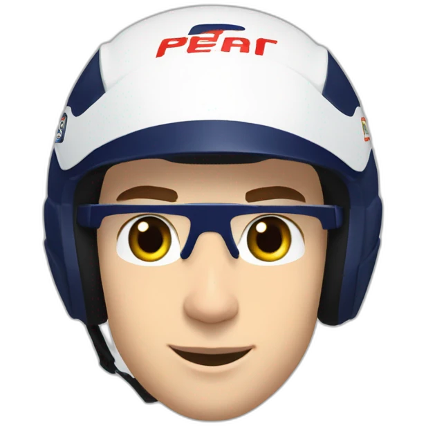 Pierre gasly en combinaison de pilote emoji