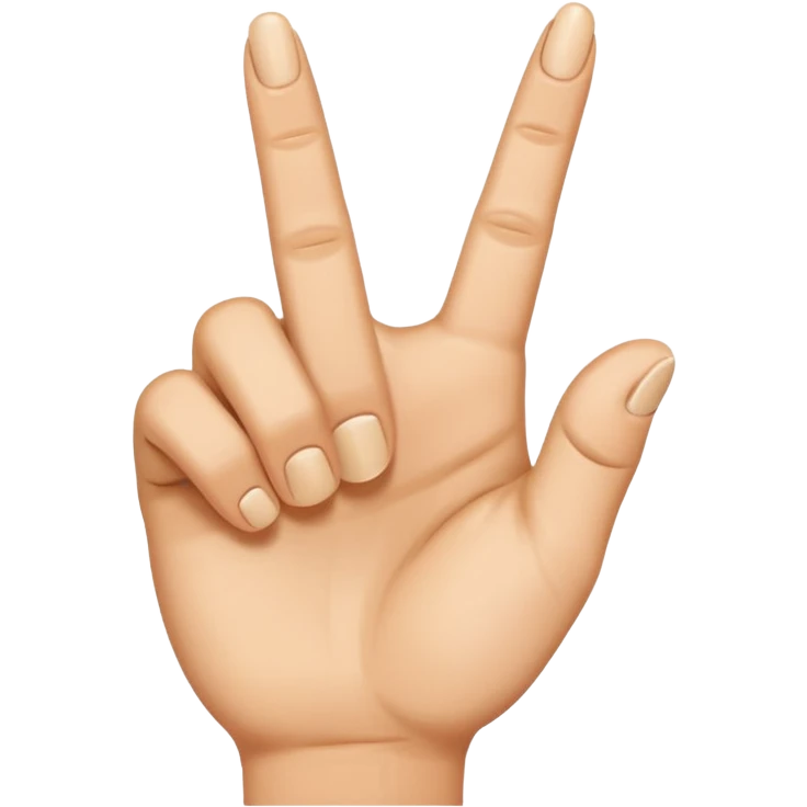 Middle finger emoji