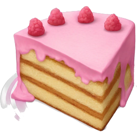 torta de cumpleaños rosada y plateada emoji