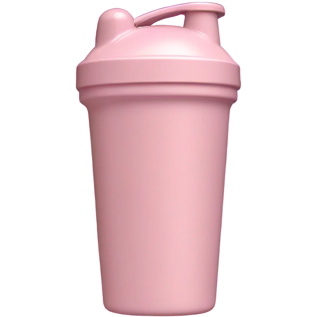 Light Pink protein shaker cup emoji