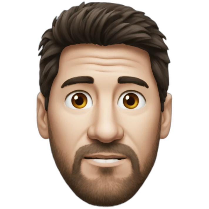 messi-maradona-face-togheter emoji