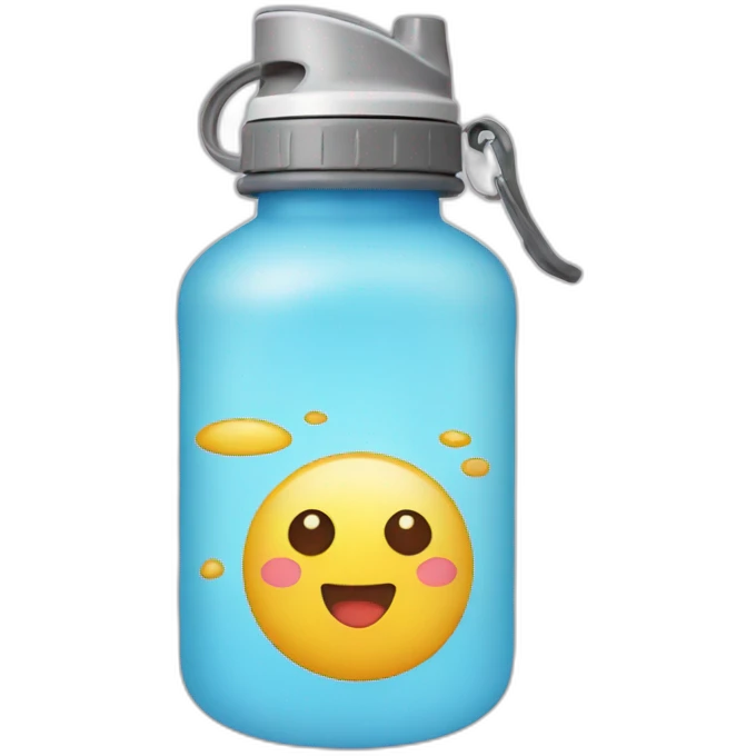 Kawaii water bottle emoji