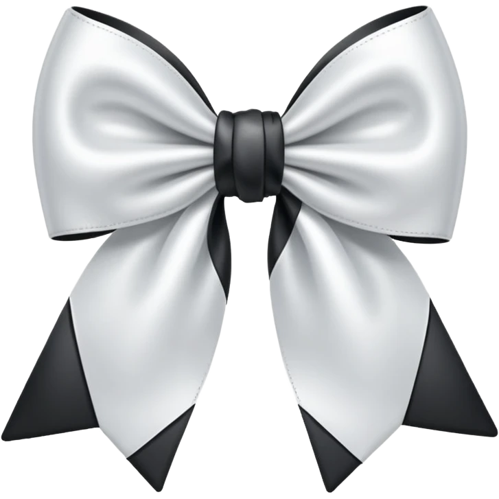 White bow emoji