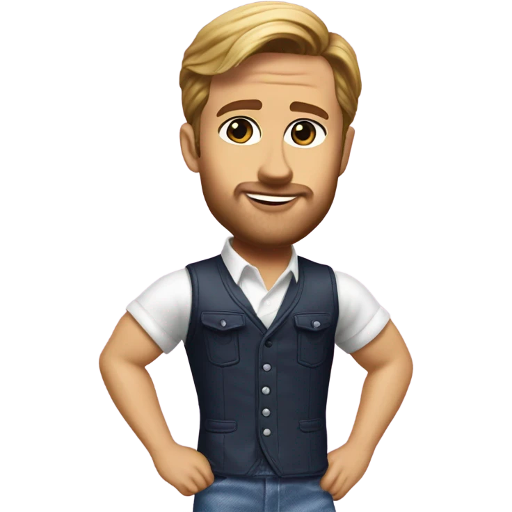 Ryan Gosling as Ken from the Barbie movie emoji