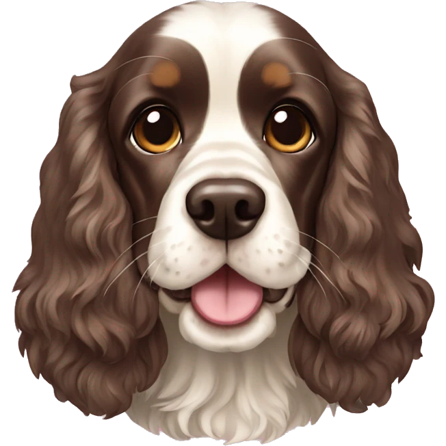 American cocker spaniel emoji