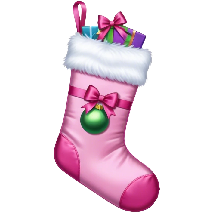 Pink Christmas 🎀🫧 emoji