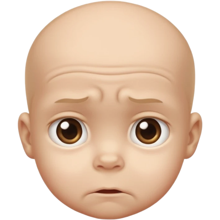 Un bébé trop pressé emoji